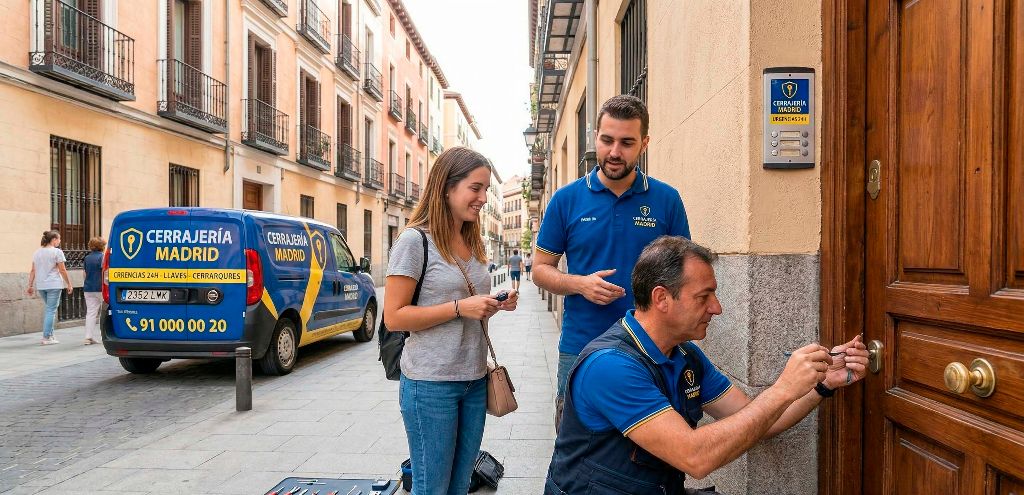 Servicio de Apertura cerradura EZCURRA en Guindalera